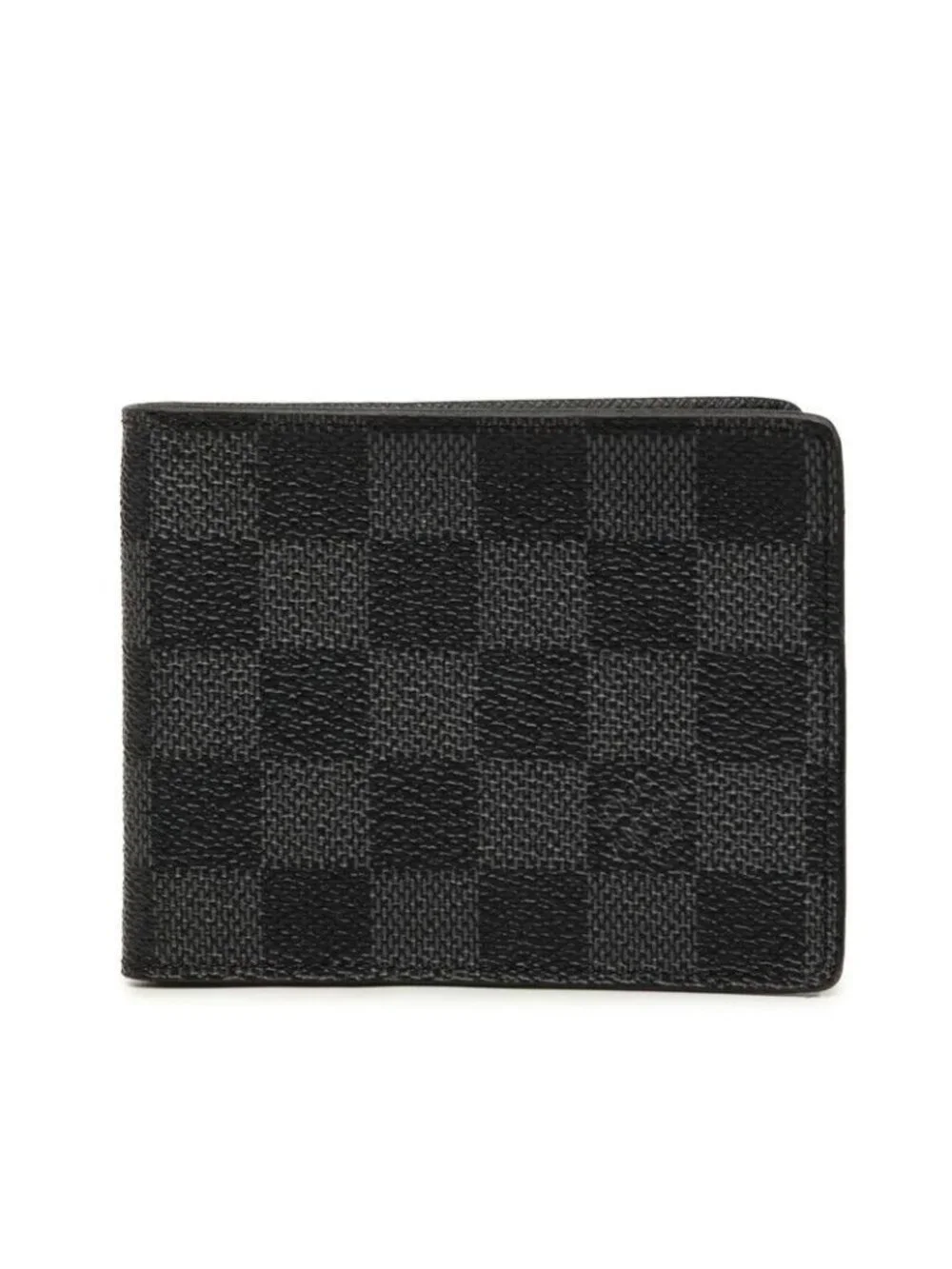 Louis Vuitton Damier Graphite Portefeuille Pince Bifold Wallet Black